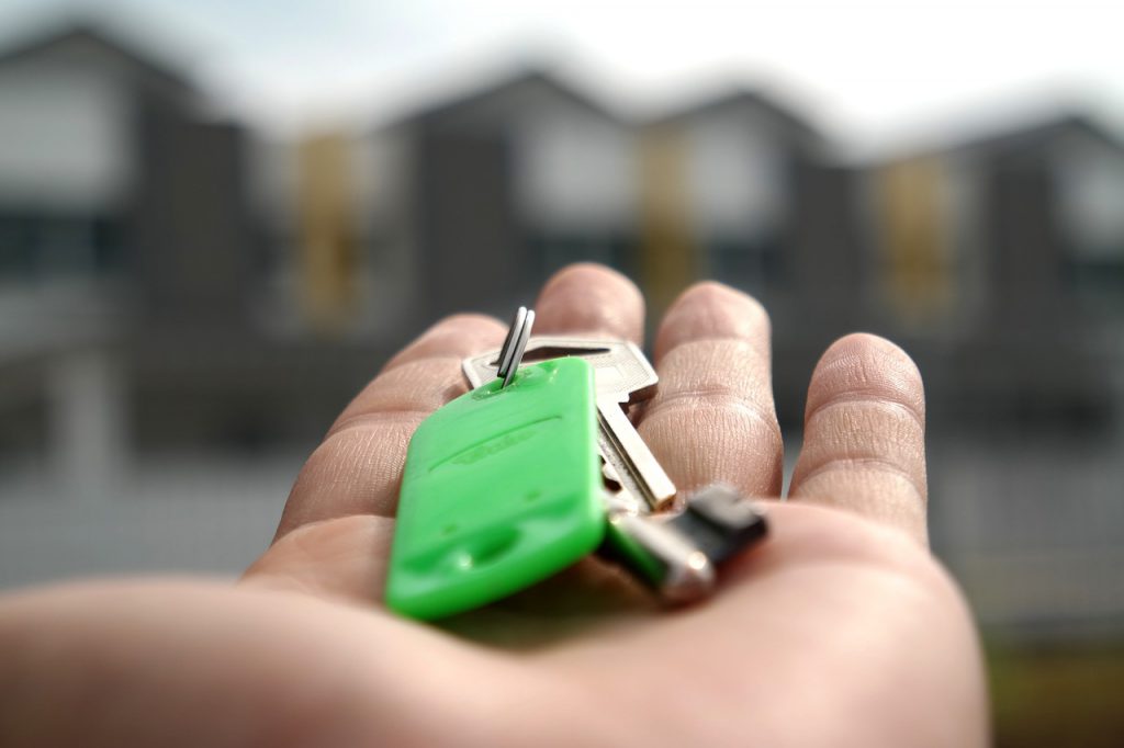 Photo of keys representing housing